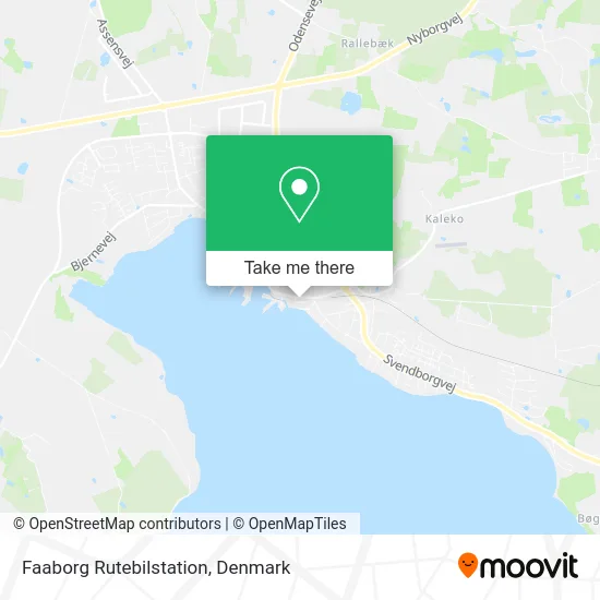 Faaborg Rutebilstation map