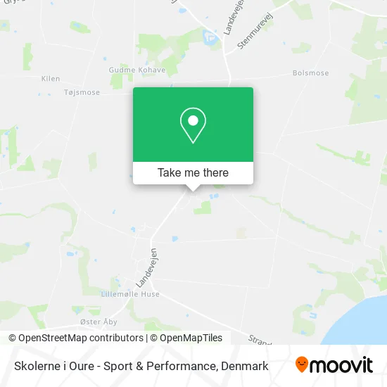 Skolerne i Oure - Sport & Performance map
