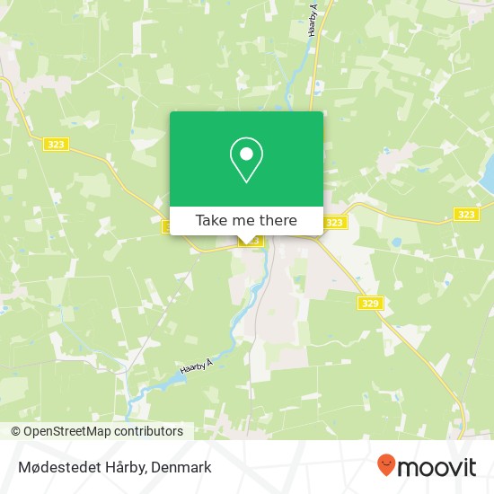 Mødestedet Hårby map