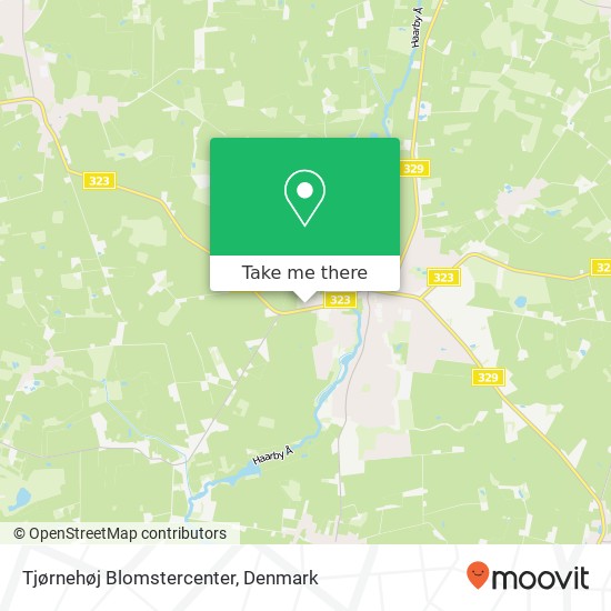 Tjørnehøj Blomstercenter map