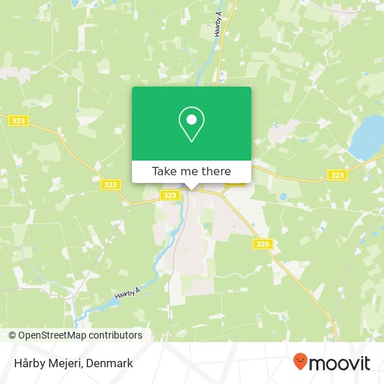 Hårby Mejeri map