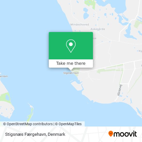 Stigsnæs Færgehavn map