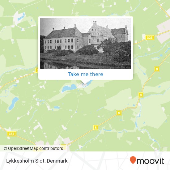 Lykkesholm Slot map