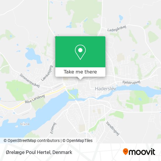 Ørelæge Poul Hertel map