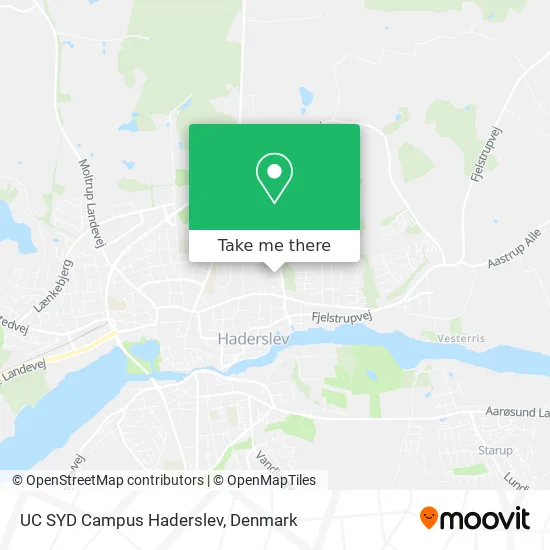 UC SYD Campus Haderslev map