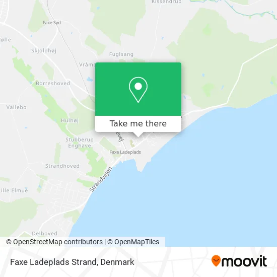 Faxe Ladeplads Strand map