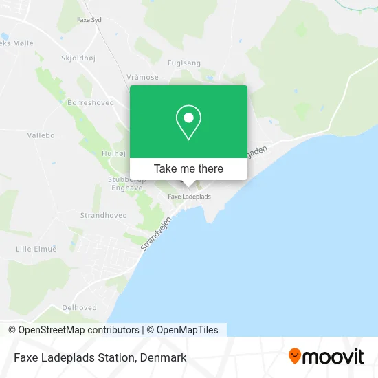 Faxe Ladeplads Station map
