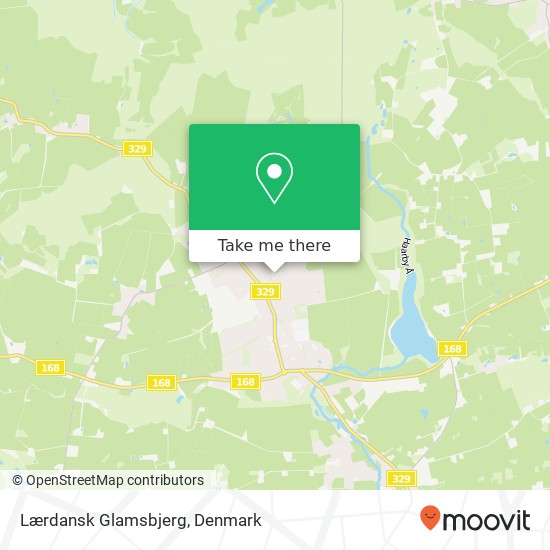 Lærdansk Glamsbjerg map