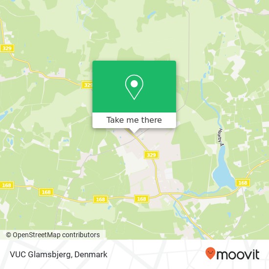 VUC Glamsbjerg map