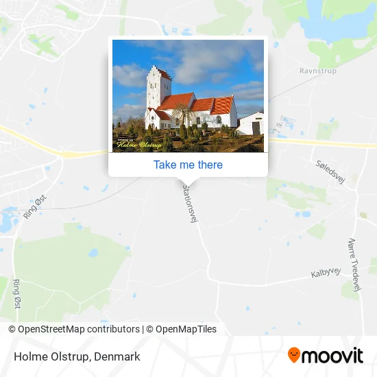 Holme Olstrup map