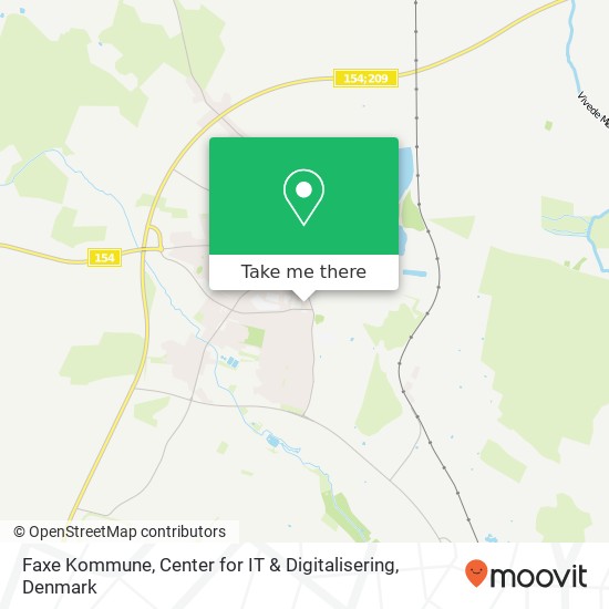 Faxe Kommune, Center for IT & Digitalisering map