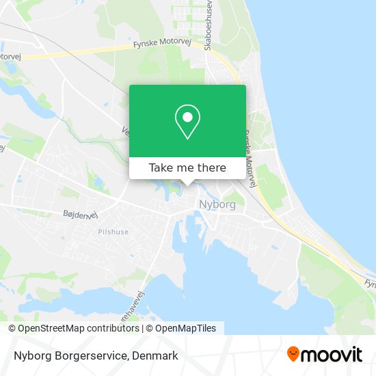 Nyborg Borgerservice map