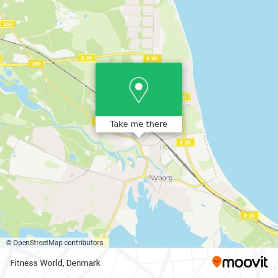 Fitness World map