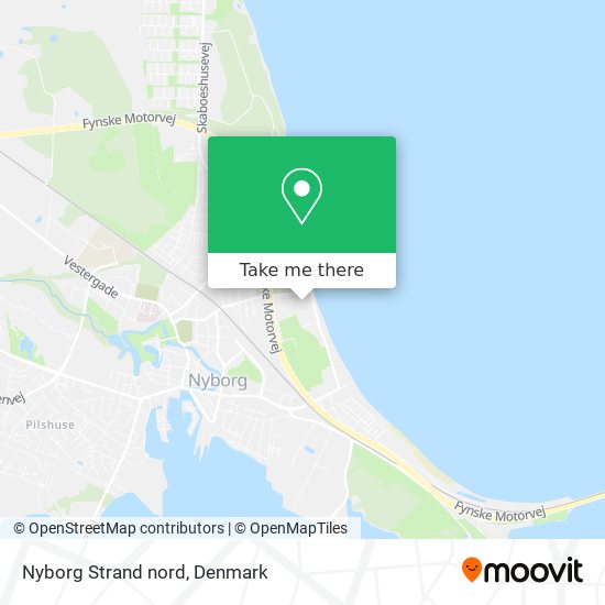 Nyborg Strand nord map