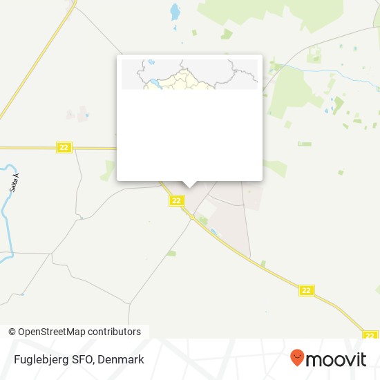 Fuglebjerg SFO map