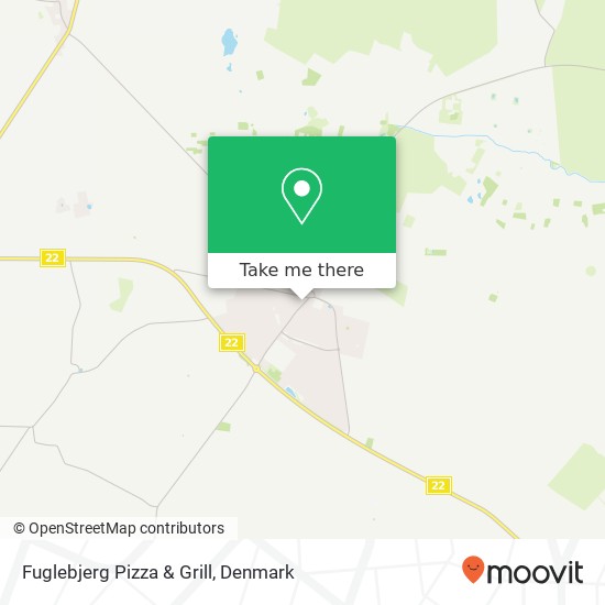 Fuglebjerg Pizza & Grill map