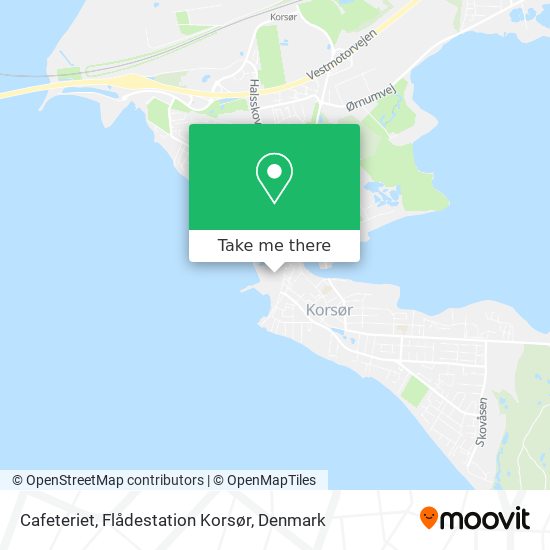 Cafeteriet, Flådestation Korsør map