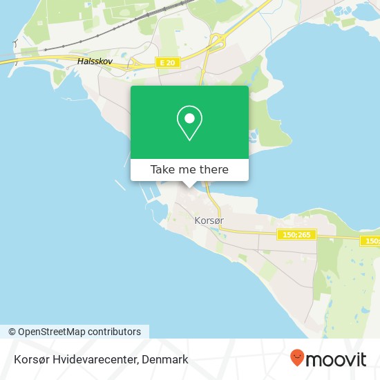 Korsør Hvidevarecenter map