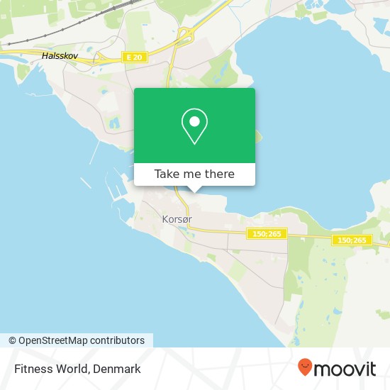 Fitness World map