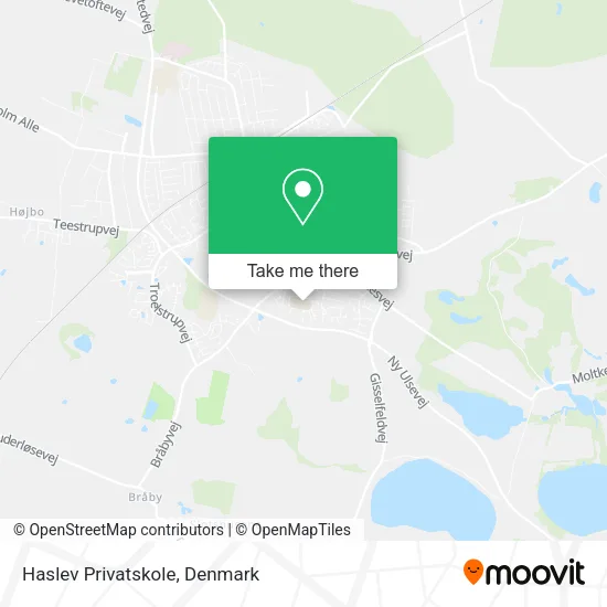 Haslev Privatskole map