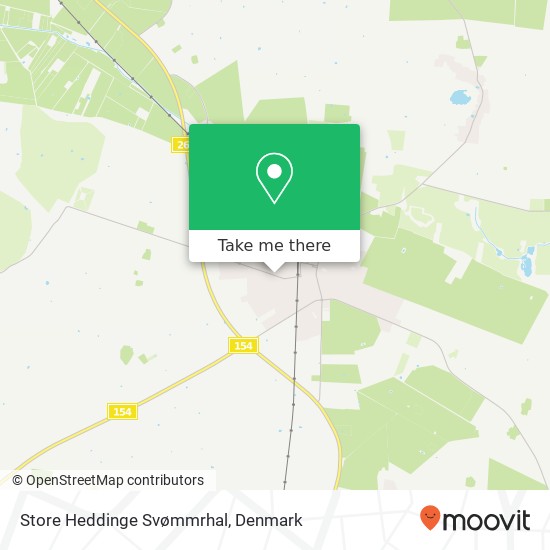 Store Heddinge Svømmrhal map