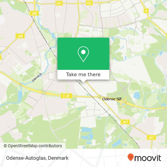 Odense-Autoglas map