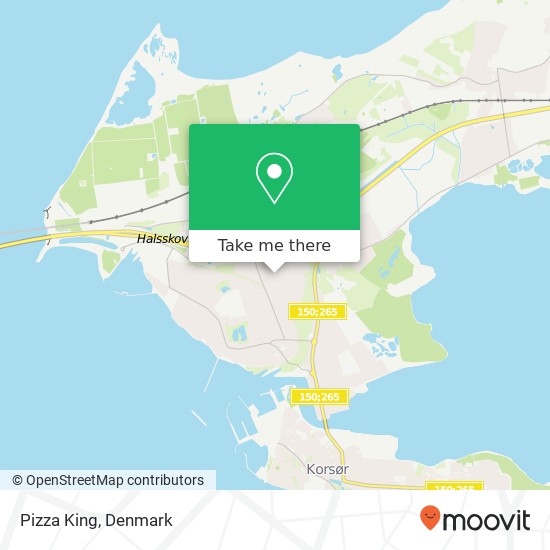 Pizza King map