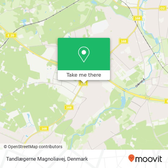 Tandlægerne Magnoliavej map