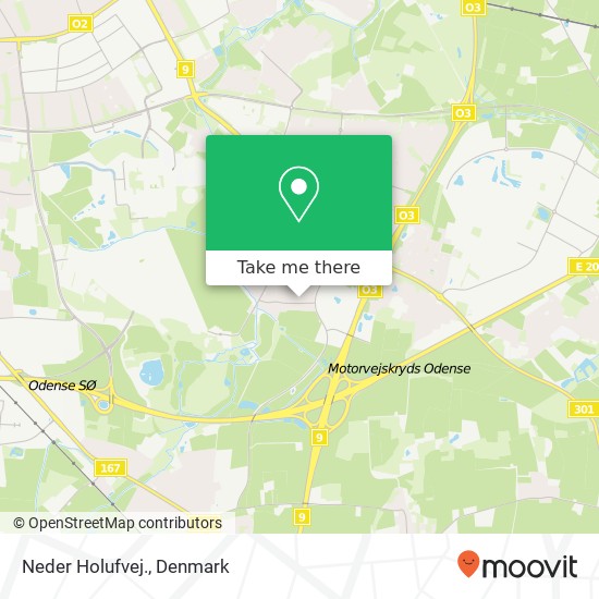 Neder Holufvej. map