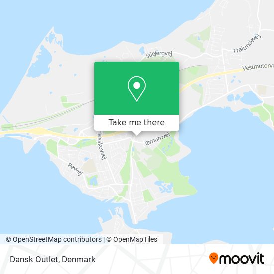 Dansk Outlet map