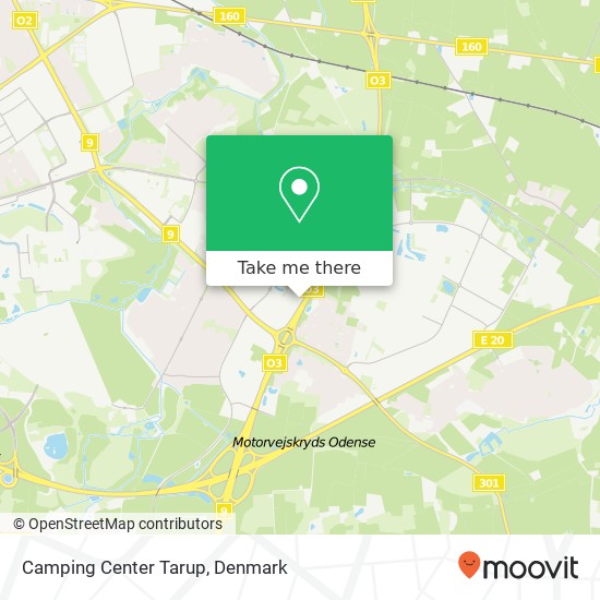 Camping Center Tarup map
