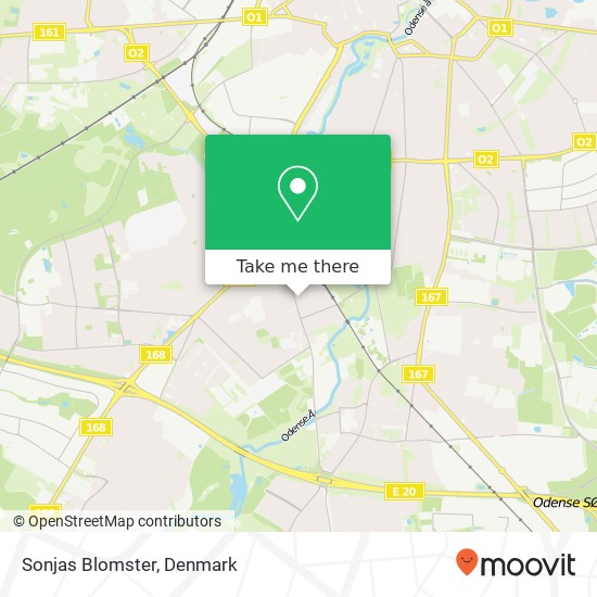 Sonjas Blomster map