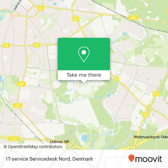 IT-service Servicedesk Nord map