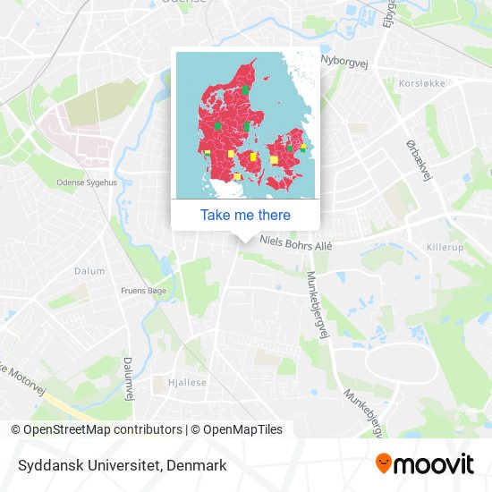 Syddansk Universitet map