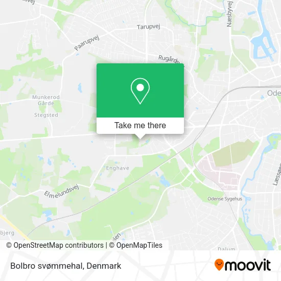 Bolbro svømmehal map