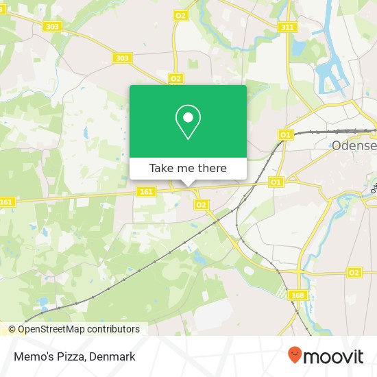 Memo's Pizza map
