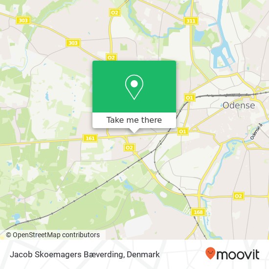 Jacob Skoemagers Bæverding map