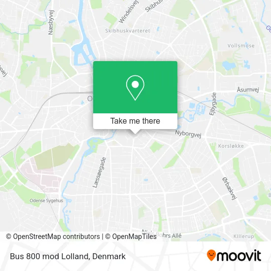 Bus 800 mod Lolland map