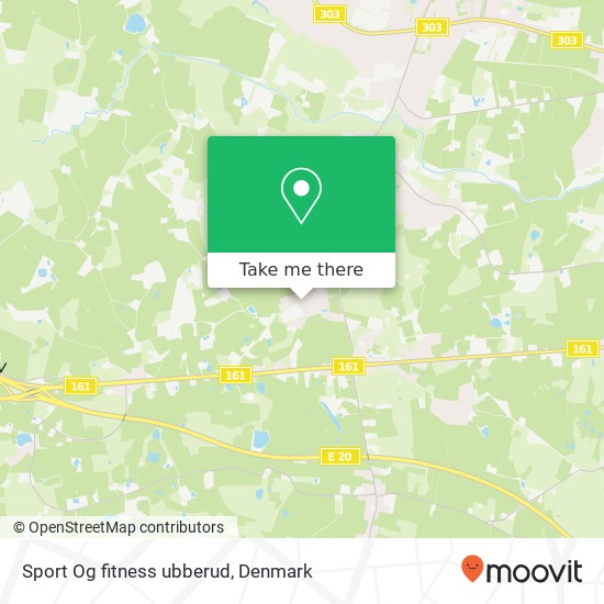 Sport Og fitness ubberud map