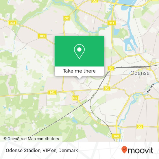 Odense Stadion, VIP'en map