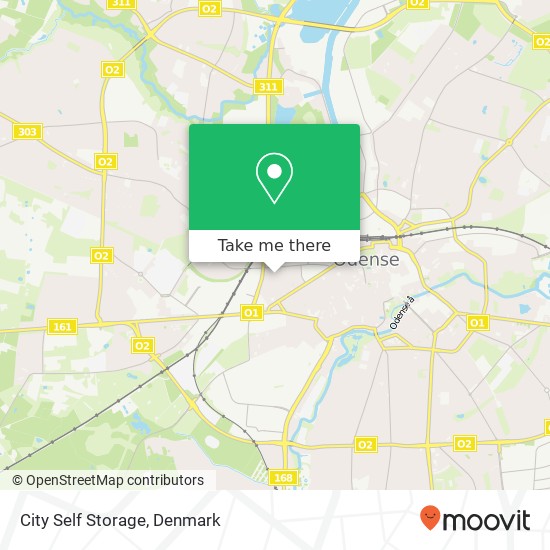 City Self Storage map