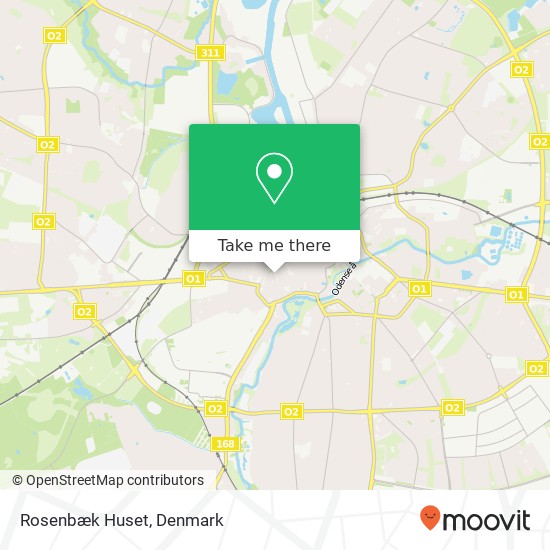 Rosenbæk Huset map