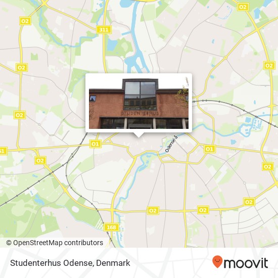 Studenterhus Odense map