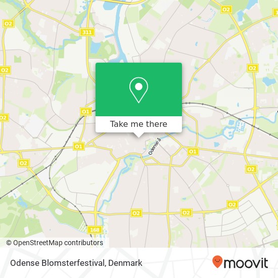 Odense Blomsterfestival map