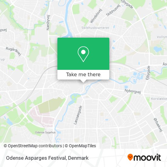 Odense Asparges Festival map