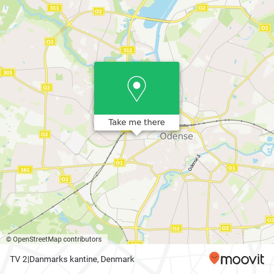 TV 2|Danmarks kantine map