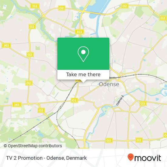 TV 2 Promotion - Odense map