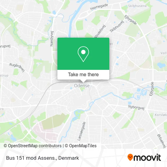 Bus 151 mod Assens. map