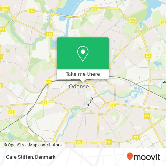 Cafe Stiften map