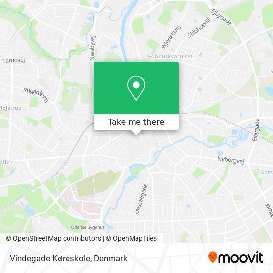Vindegade Køreskole map